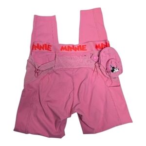 OUTDOOR VOICES x Minnie Mouse Disney pink‎ snacks legging running pant L